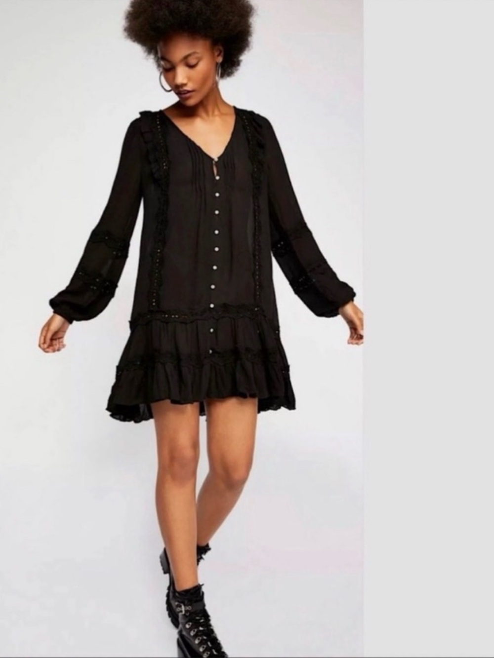 Free People Snow Angel‎ Mini Dress - Picture 9 of 9